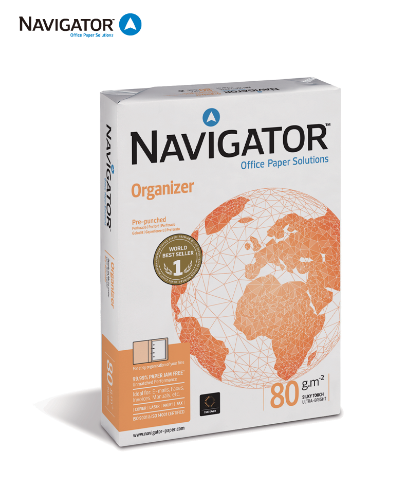 NAVIGATOR A4 80gsm Organizer (Pre-punch 2-hole) 多用途複印紙