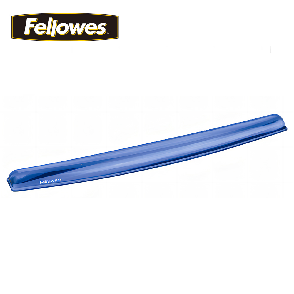 Fellowes 冰藍水晶啫喱鍵盤手腕軟墊 FW 91137