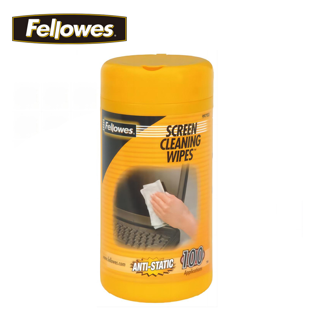 Fellowes 熒幕清潔濕紙巾