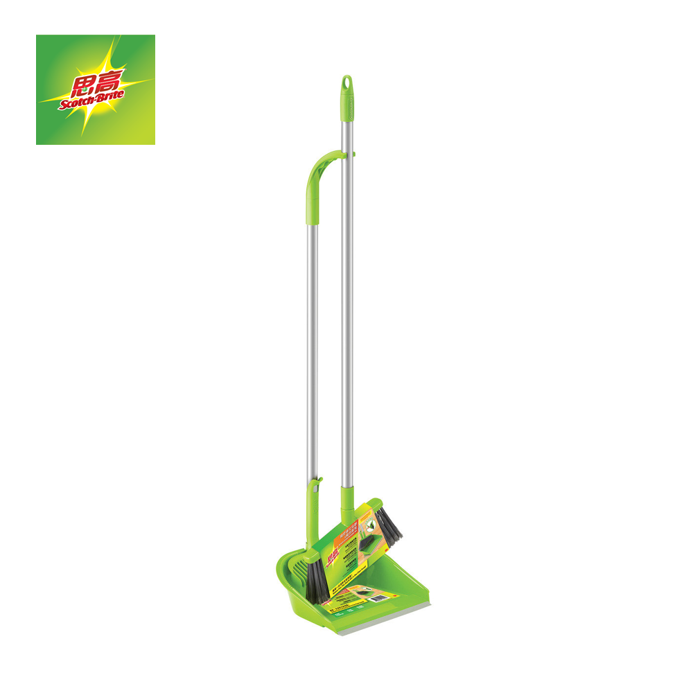 Scotch-Brite Broom Comb Dustpan Set 思高  掃把連垃圾剷及梳刮套裝