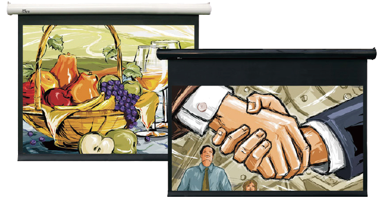 電動熒幕(掛牆式)