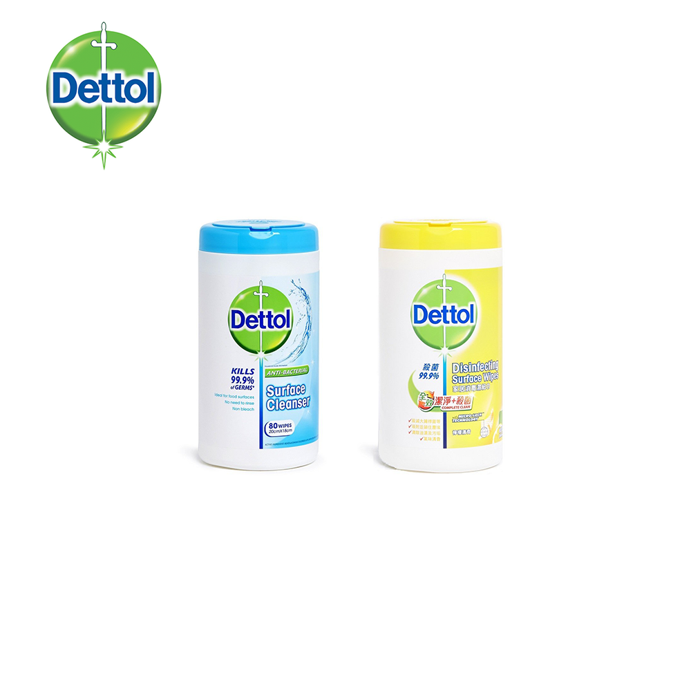 Dettol Disinfecting Surface Wipes 滴露消毒清潔濕紙巾