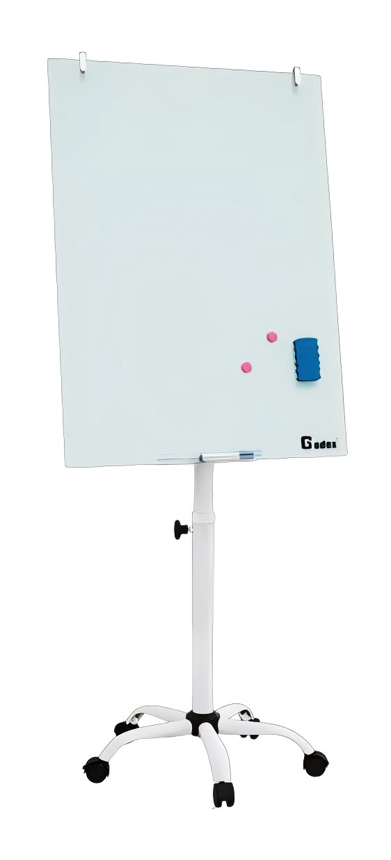 Godex 全鋼化磁性玻璃掛紙白板
