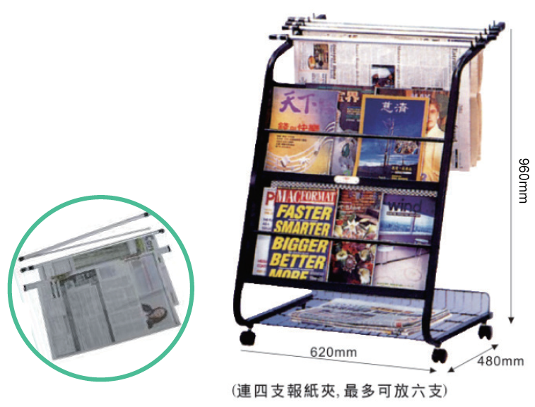 報紙及雜誌架