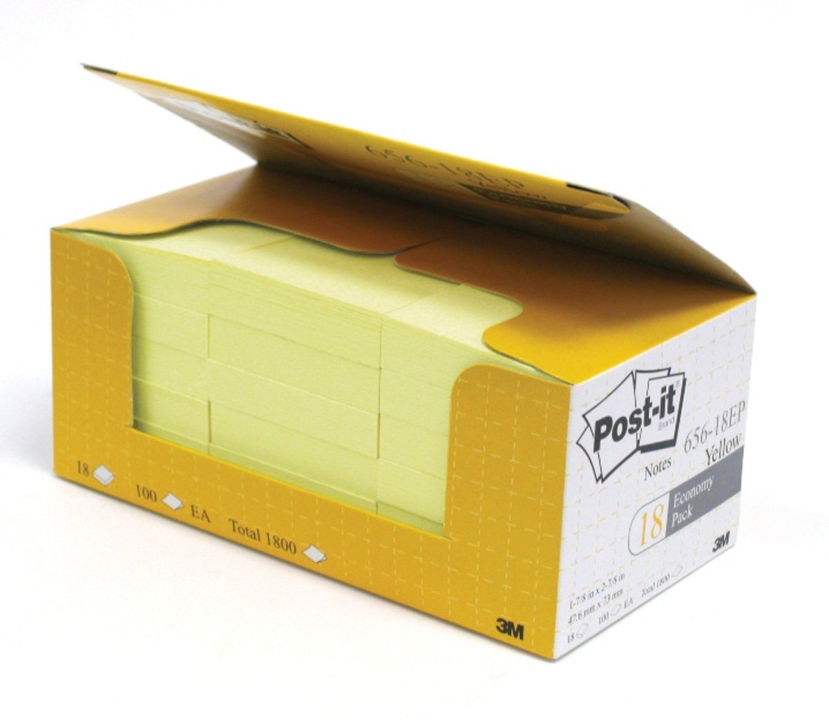 Post-it 報事貼黃色經濟裝便條紙