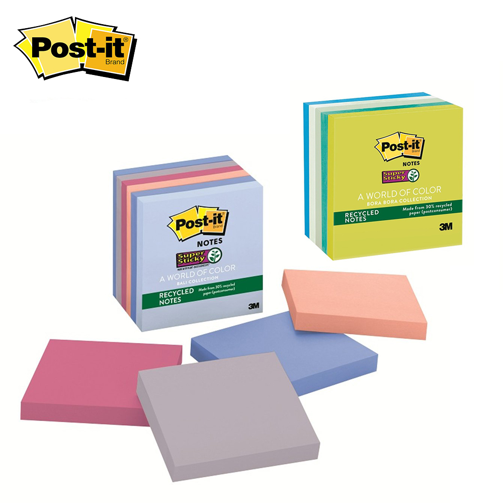 Post-it 報事貼 超強黏貼再生便條紙