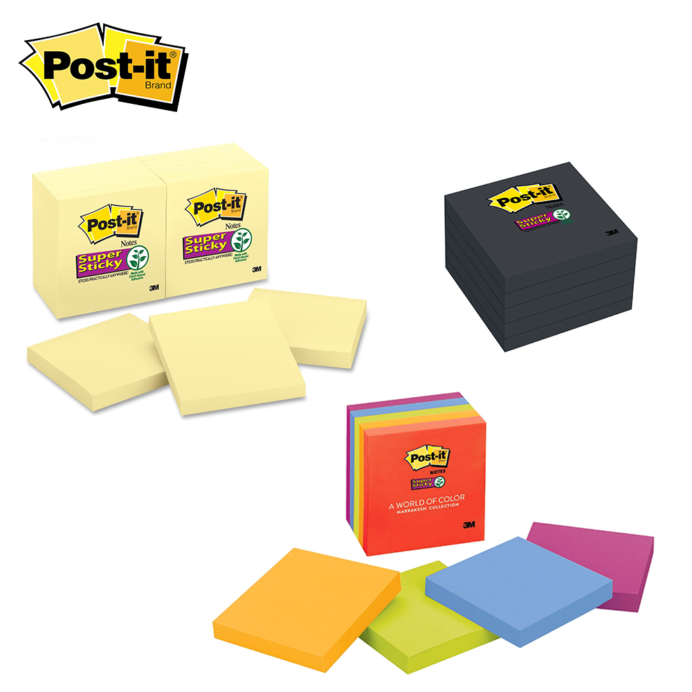 Post-it 報事貼超強黏貼便條紙