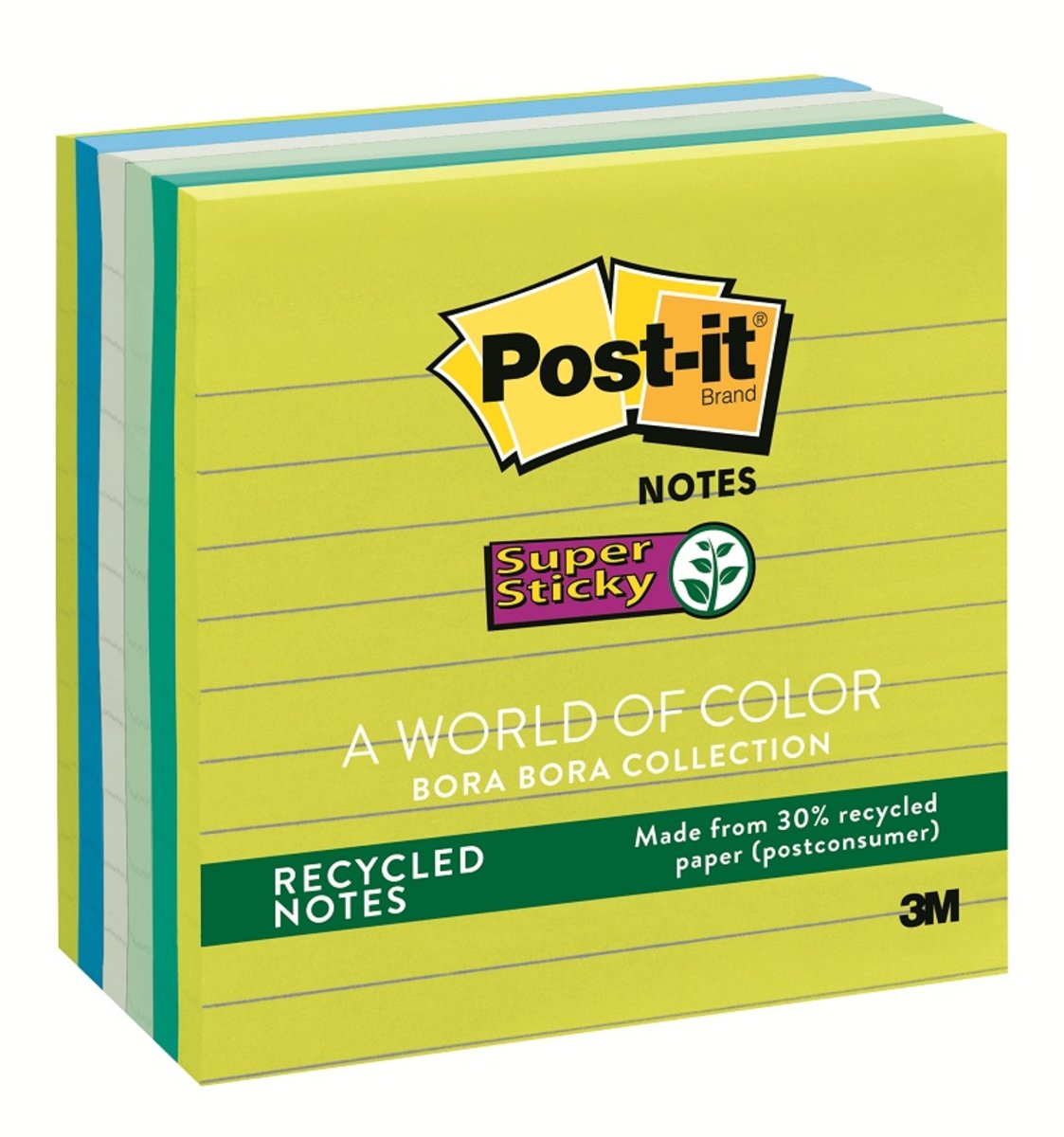 Post-it 報事貼 超強黏貼再生便條紙