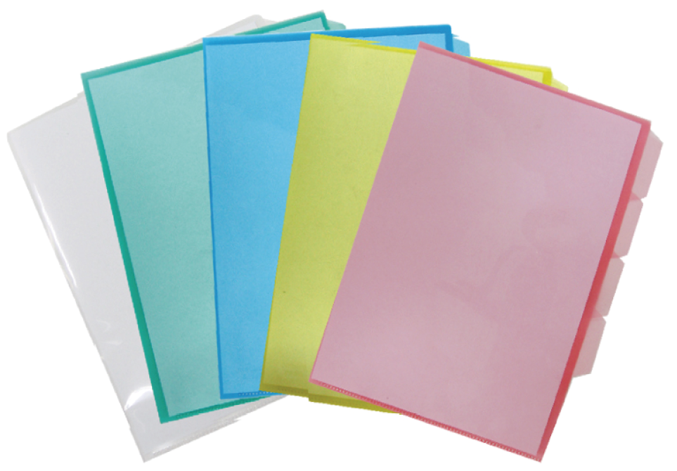 Plastic Folder 4-Step 索引膠文件套