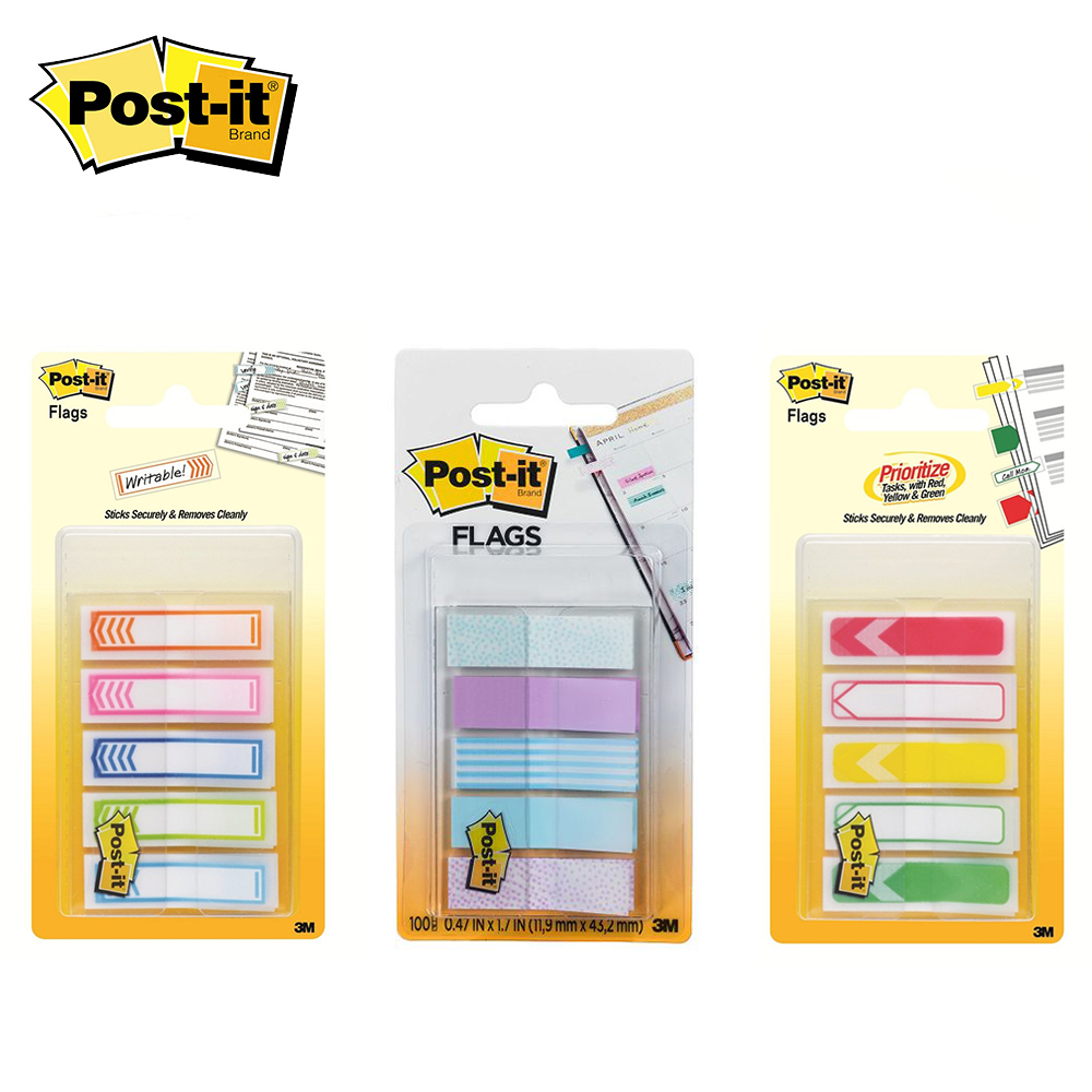 Post-it 報事貼彩色旗仔