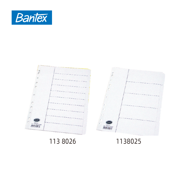 Bantex Paper Index A4 紙索引分類