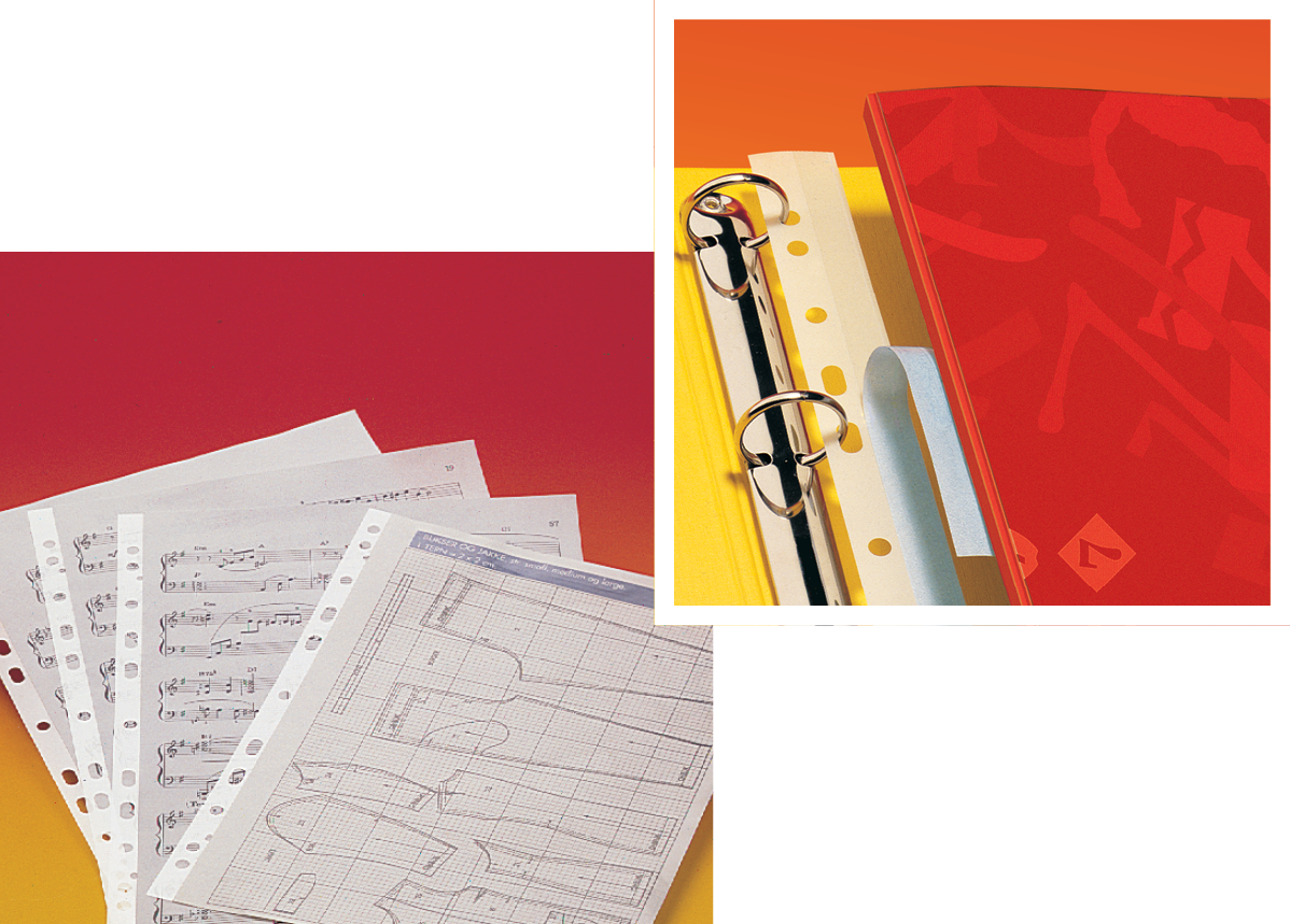 Self-Ad File Strip with 11-Holes 自動黏貼11孔圖條