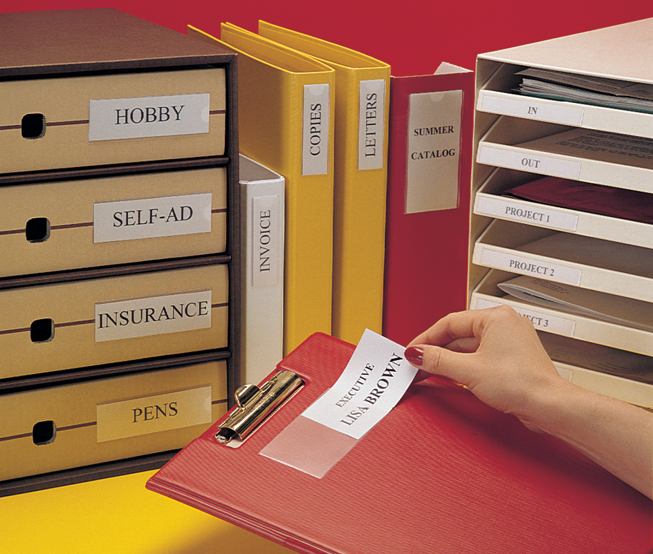 Self-Ad Label Holder Pocket 自動黏貼標籤袋