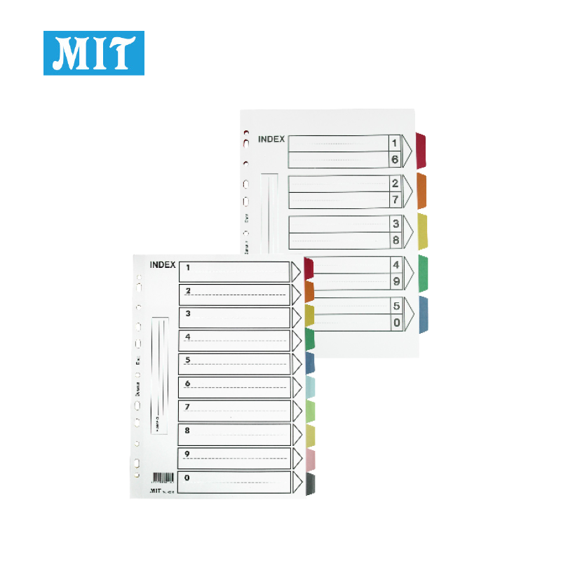MIT Paper Colour Index A4 顏色紙索引分類