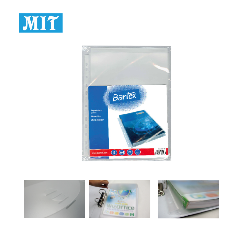 Bantex 12013 Catalogue Pocket with Flap (Anti-glare) 風琴式文件保護套 (啞面加防反光)