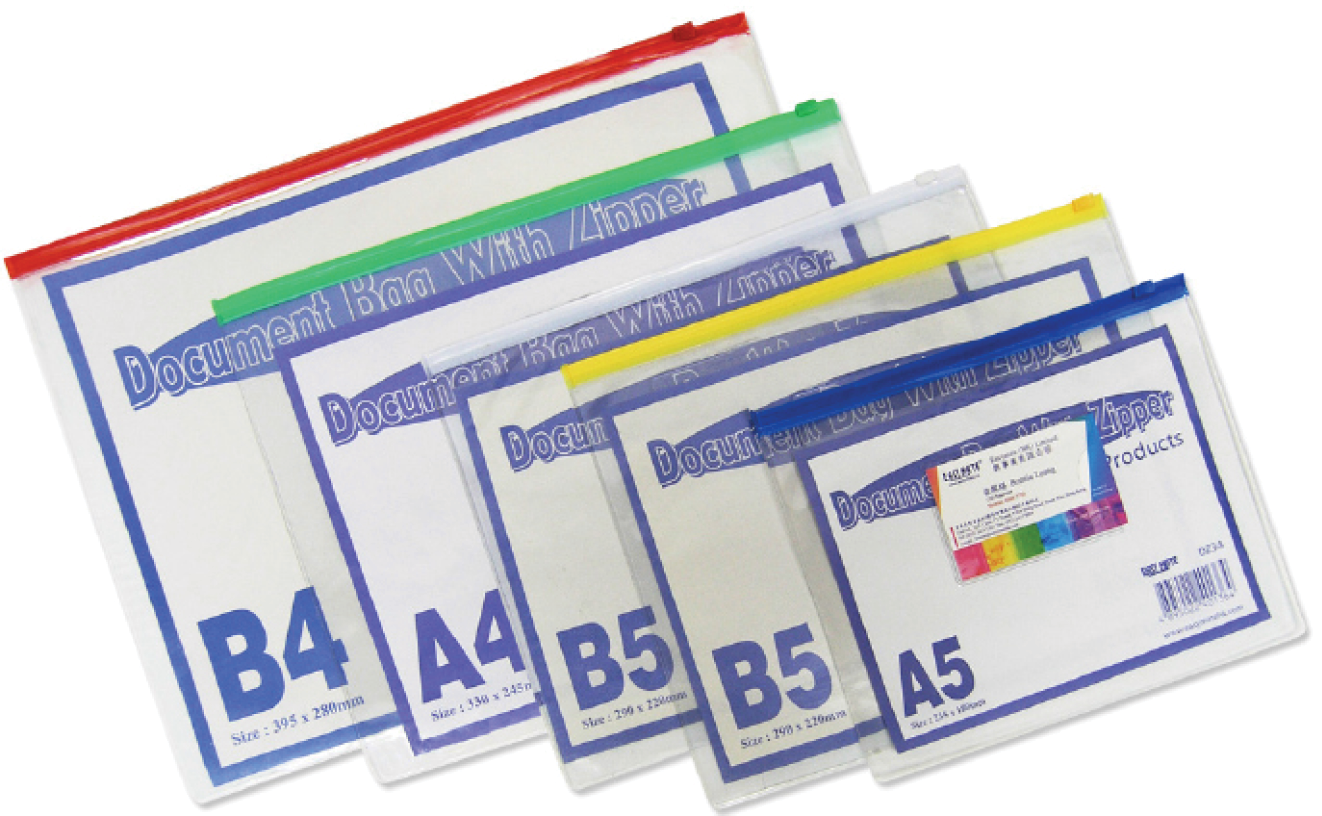 Zipper Clear Bag 透明拉鍊式文件袋