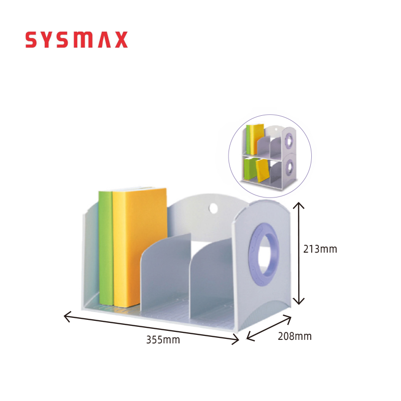 Sysmax 42116 Book Rack 3-Section 三格書立