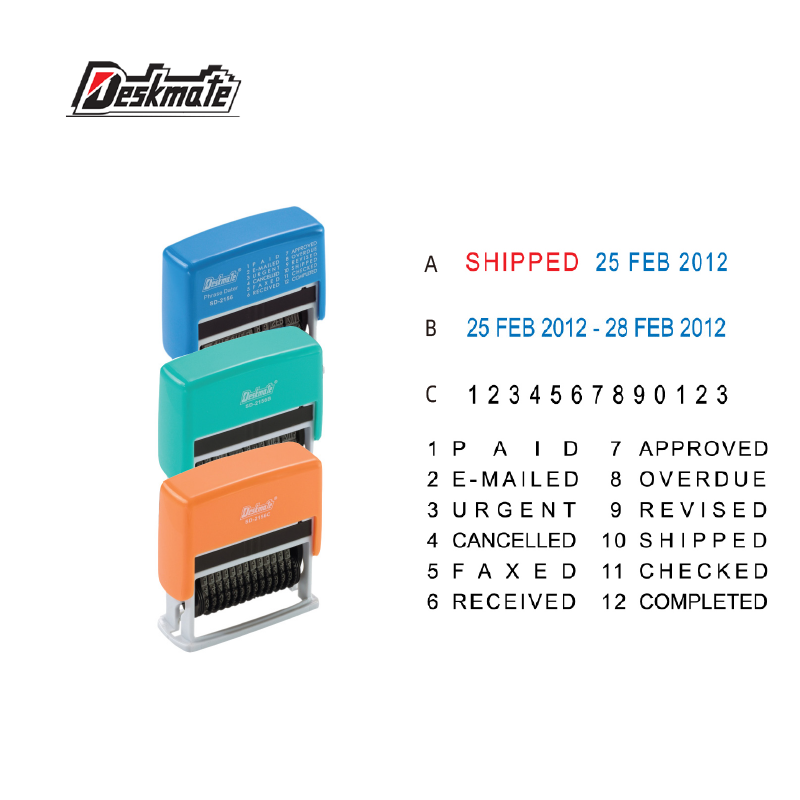 Deskmate Mult-function Stamp (3mm) 多用途回墨印章
