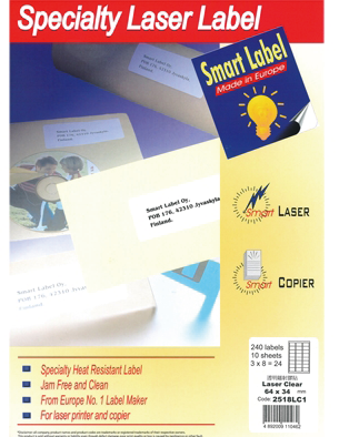 SMART 特別鐳射標籤