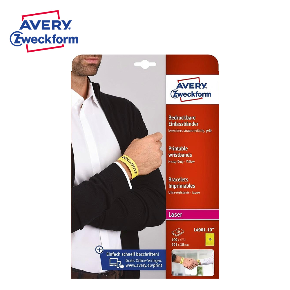 Avery 艾利詩藝寶耐用手腕膠質標籤