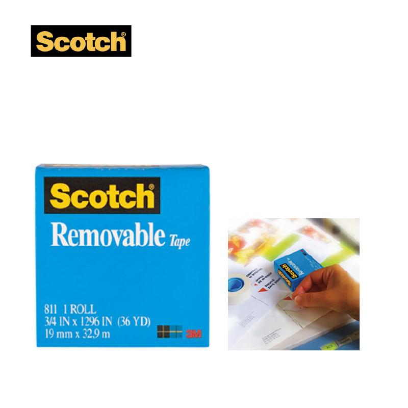 Scotch  811 Removable Magic Tape 思高牌可再貼隱形膠紙