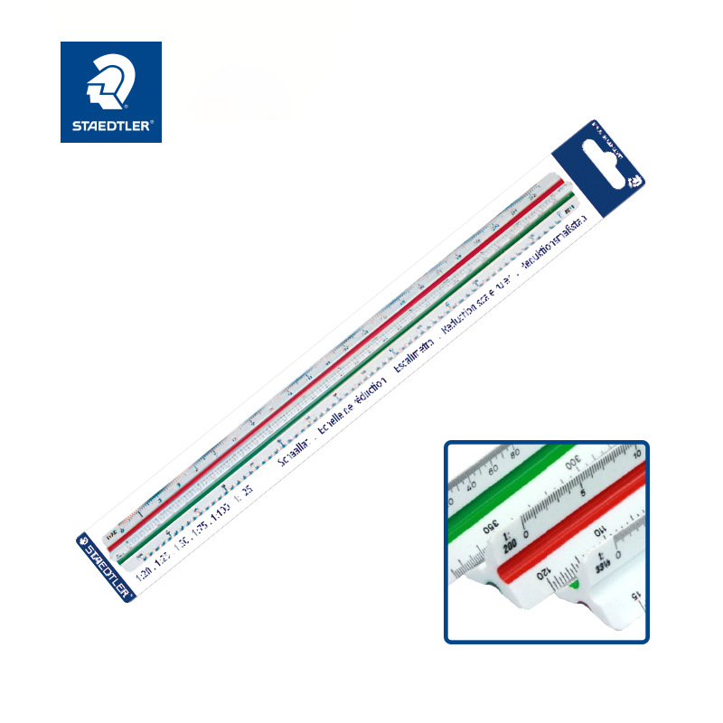 STAEDTLER Scale Ruler 三角比例尺