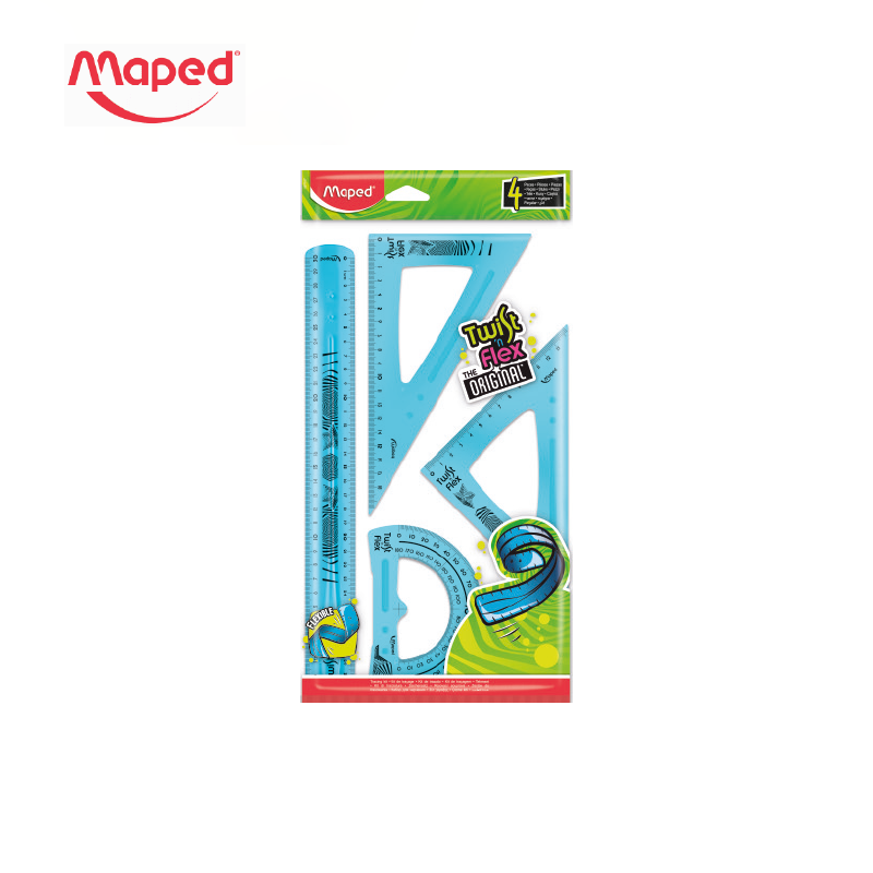 Maped Twist’n Flex Geometry Set 軟膠尺套裝