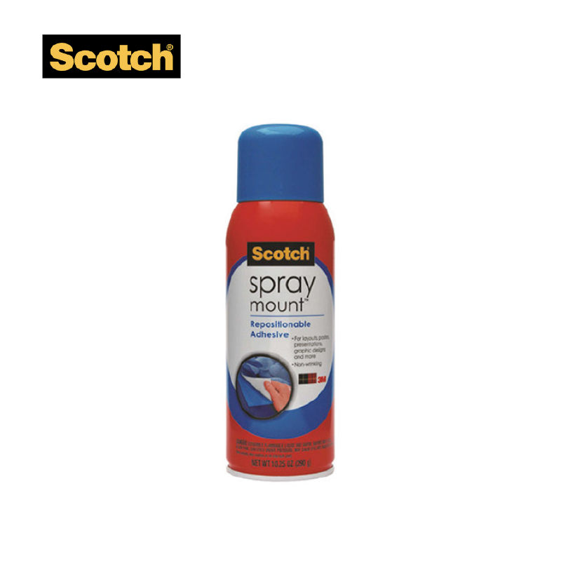 Scotch  Spray Mount Repositionable Adhesive 可再貼噴膠