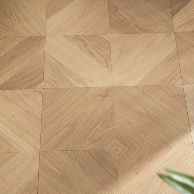 Square Wood Parquet - Frame Chevron - ZRY-5985