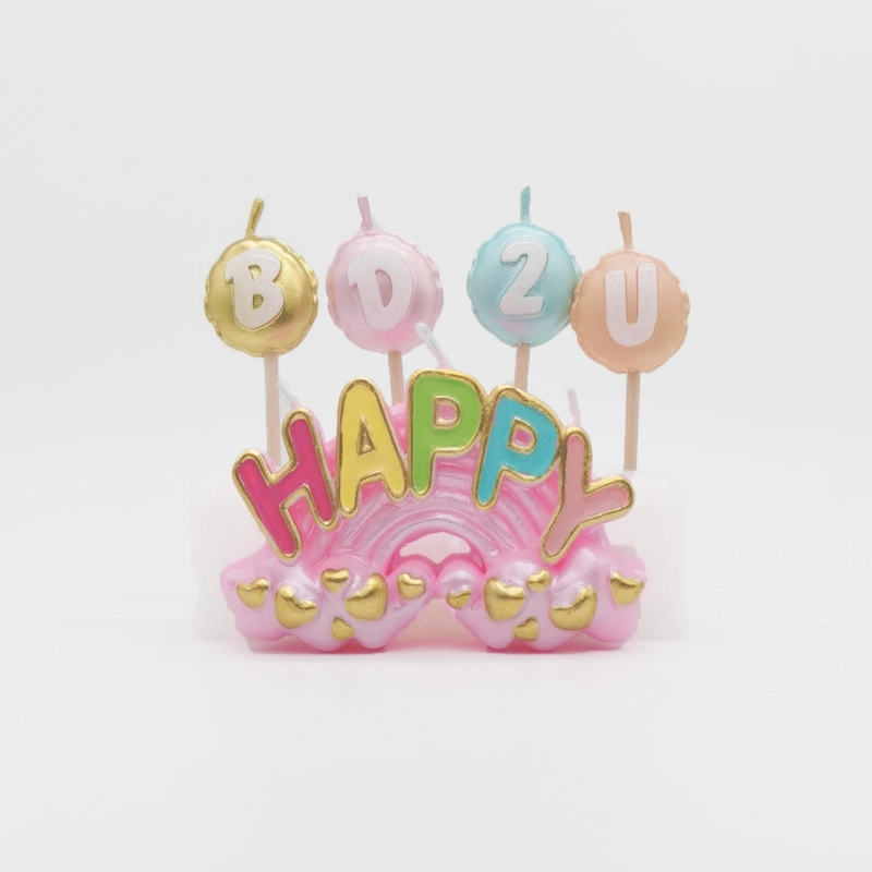 Happy Over The Rainbow Birthday 2 U Candle