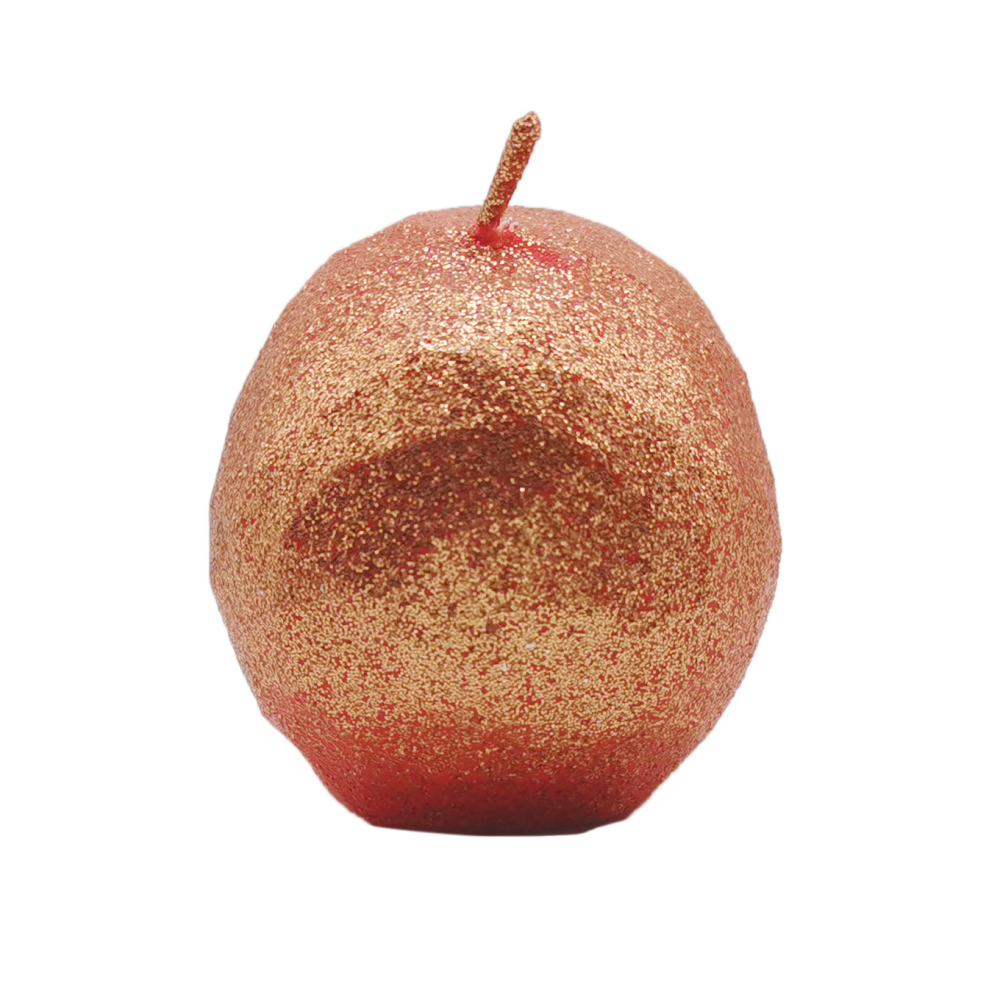 Orange Glittered Skull_Backside