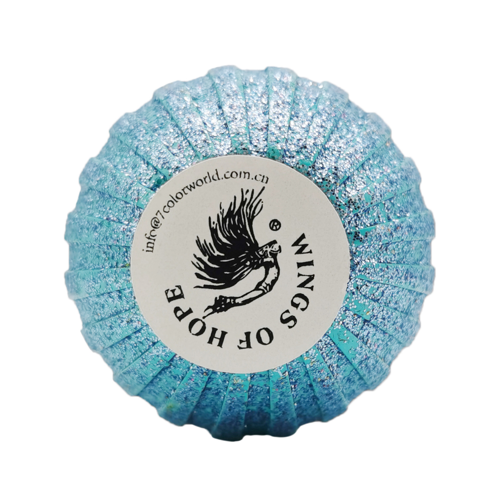 Grooved & Glittered Easter Eggs_Noble Teal Bottomview