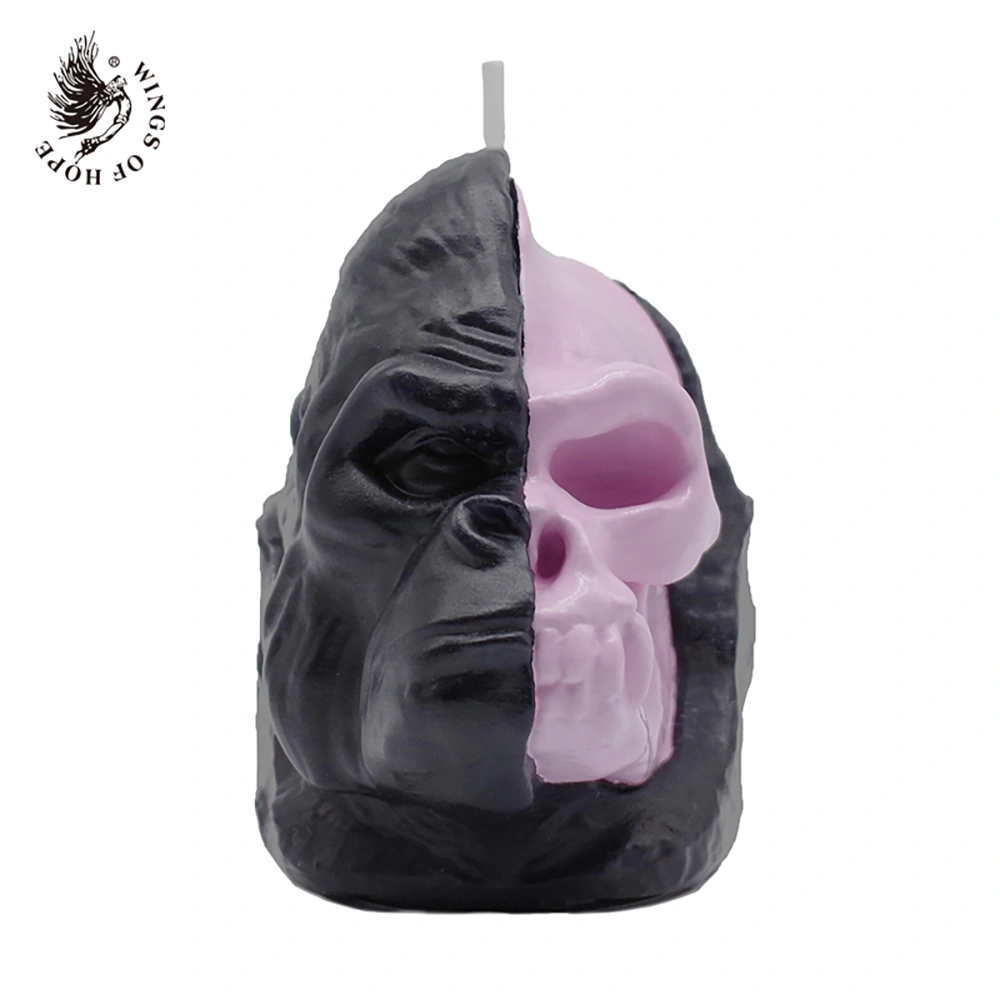 King Kong Skull Candle Sculpture_WINGS OF HOPE LOGO