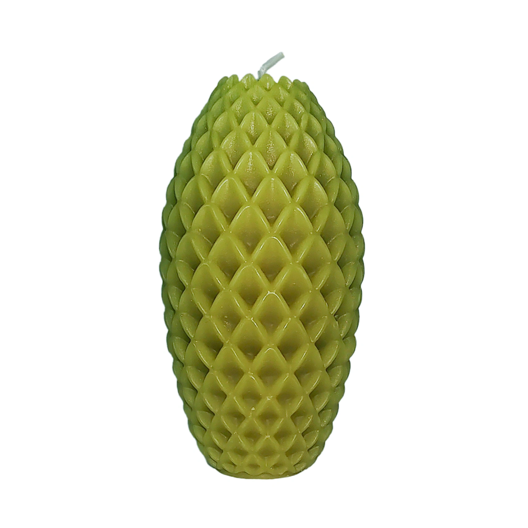 Pineapple Fruit Candle for Dining Table_Moss Green_Medium