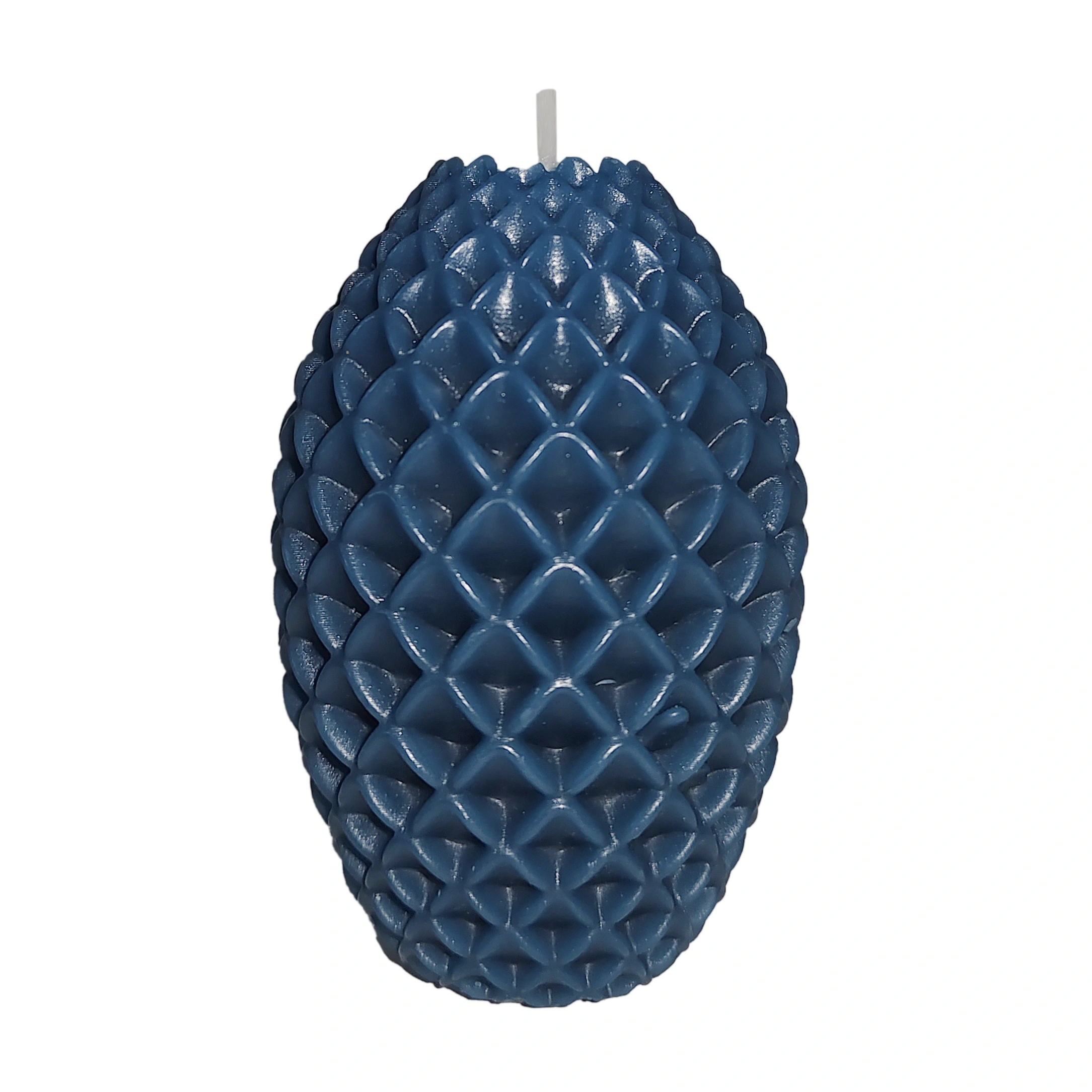 Pineapple Fruit Candle for Dining Table_Ocean Blue_Medium