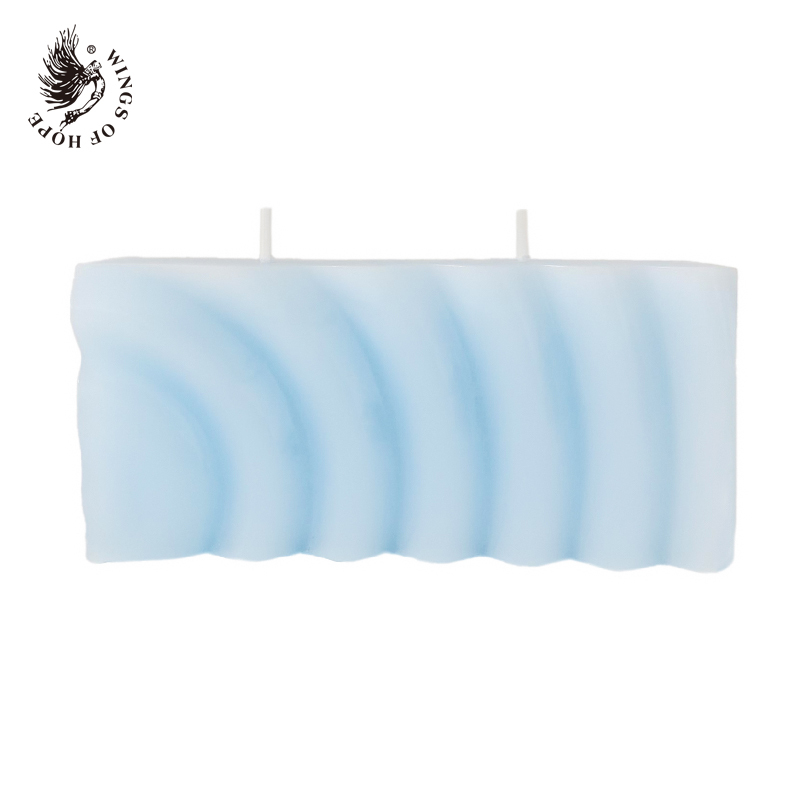 Water Ripple Rectangular Candle_Logo