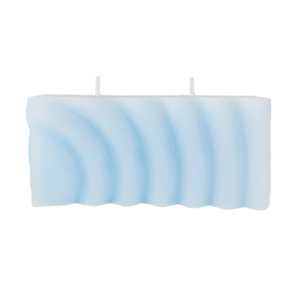 Water Ripple Rectangular Candle_front