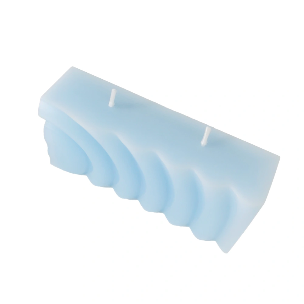 Water Ripple Rectangular Candle_top