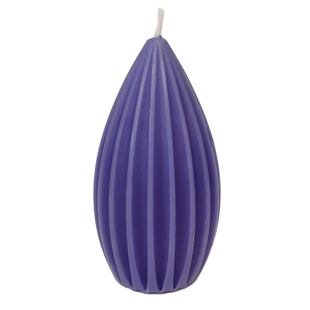 Geometric Fruit Candle_violet