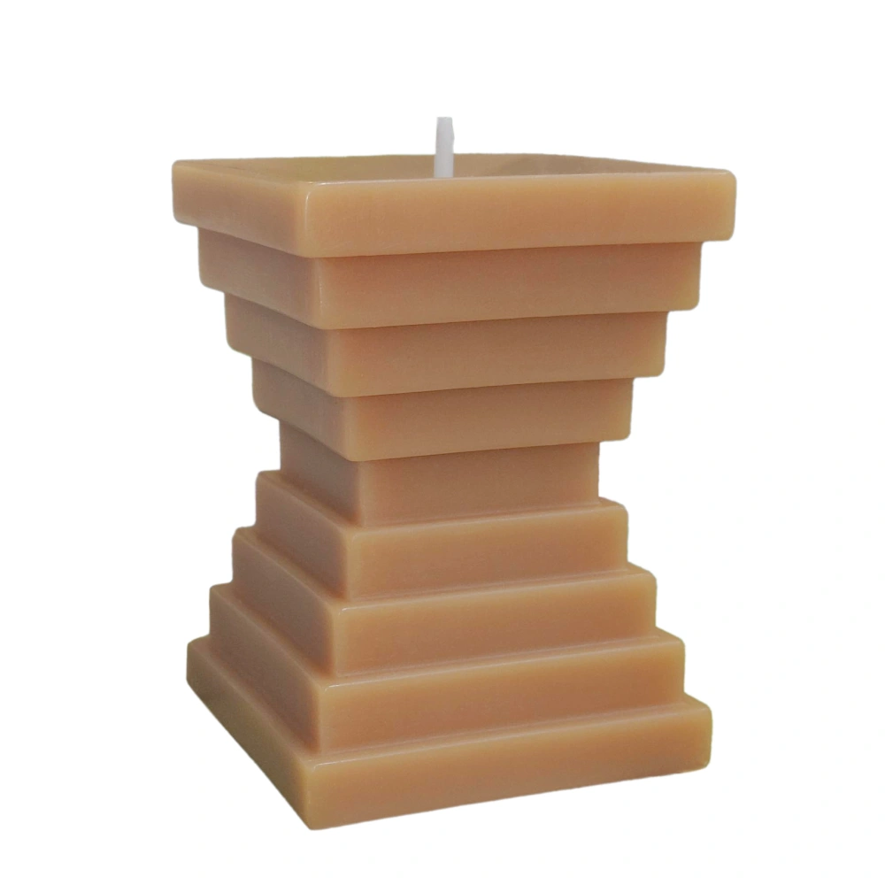 Pyramid Architecture Candle For Table