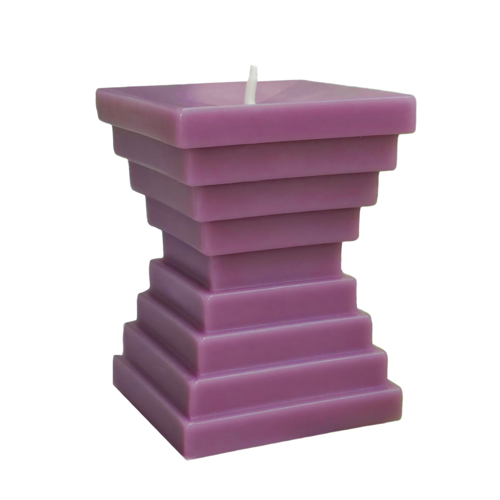 Pyramid Architecture Candle For Table