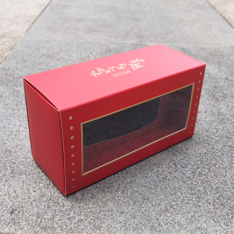 juyou paper Perfect package ideal for wine glasses packaging slide drawer box sponge holder cardboard paper gift box