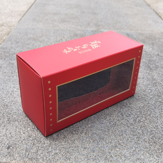 juyou paper Perfect package ideal for wine glasses packaging slide drawer box sponge holder cardboard paper gift box