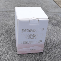 juyou paper White square auto lock bottom paper box mug packaging