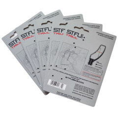 juyou paper Customized double side printing hanging header card with customized