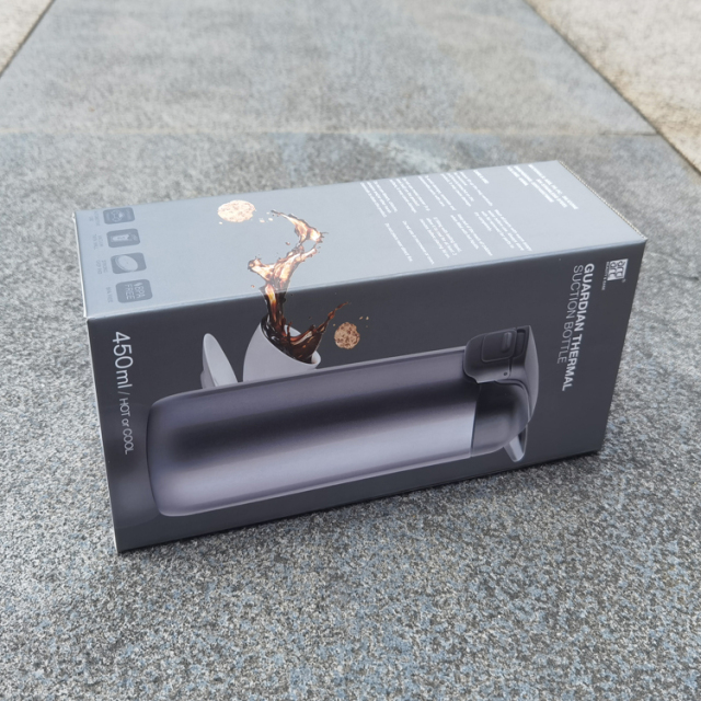 juyou paper good quality customized auto lock bottom paper box thermosflask package box design , glass bottle custom colorful box