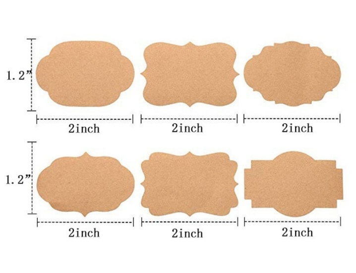 juyou paper Product name: diy baking kraft paper sticker