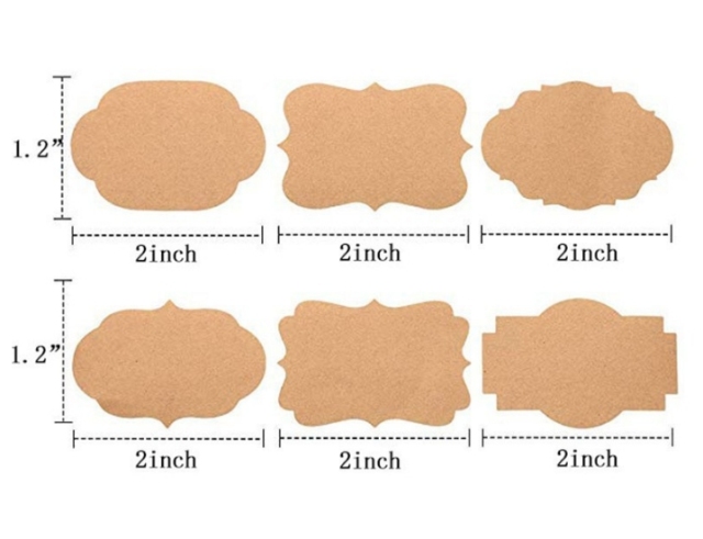 juyou paper Product name: diy baking kraft paper sticker