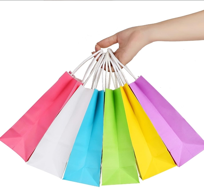 juyou paper Colorful kraft paper bag