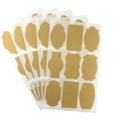 juyou paper Product name: diy baking kraft paper sticker